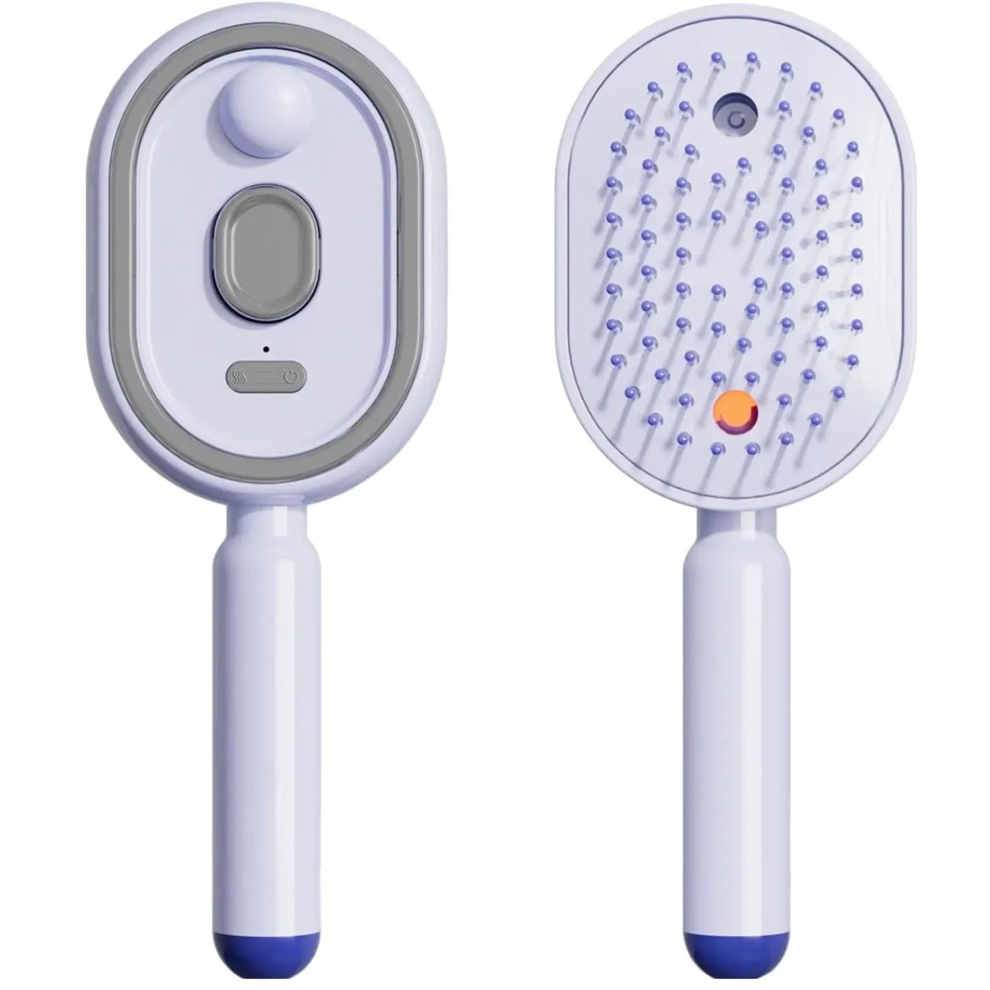 Escova Elétrica A Vapor, Escova De Cabelo Com Nano Neblina Spray Antifrizz