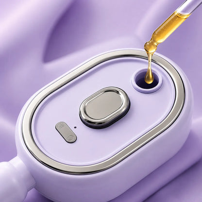 Escova Elétrica A Vapor, Escova De Cabelo Com Nano Neblina Spray Antifrizz