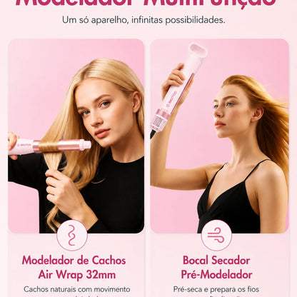Escova Secadora e Modeladora 5 em 1 Bristoo AirStyler