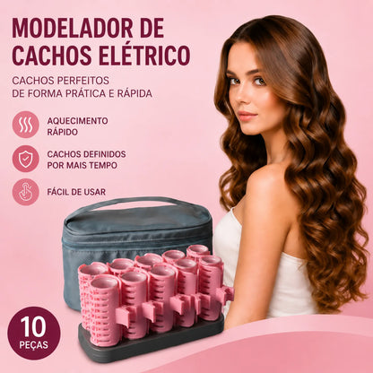 Modelador de Cachos Elétrico Bristoo 10 Rolos