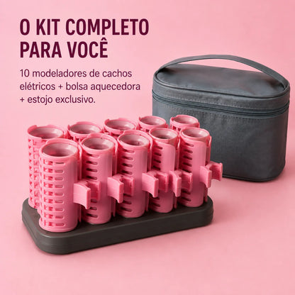 Modelador de Cachos Elétrico Bristoo 10 Rolos