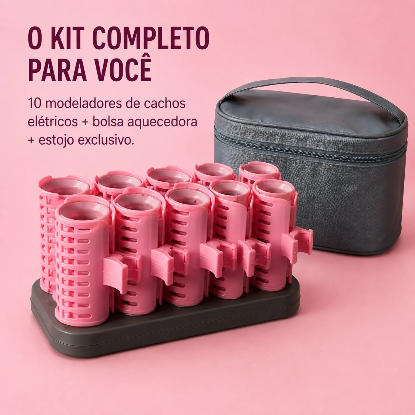 Modelador de Cachos Elétrico Bristoo 10 Rolos