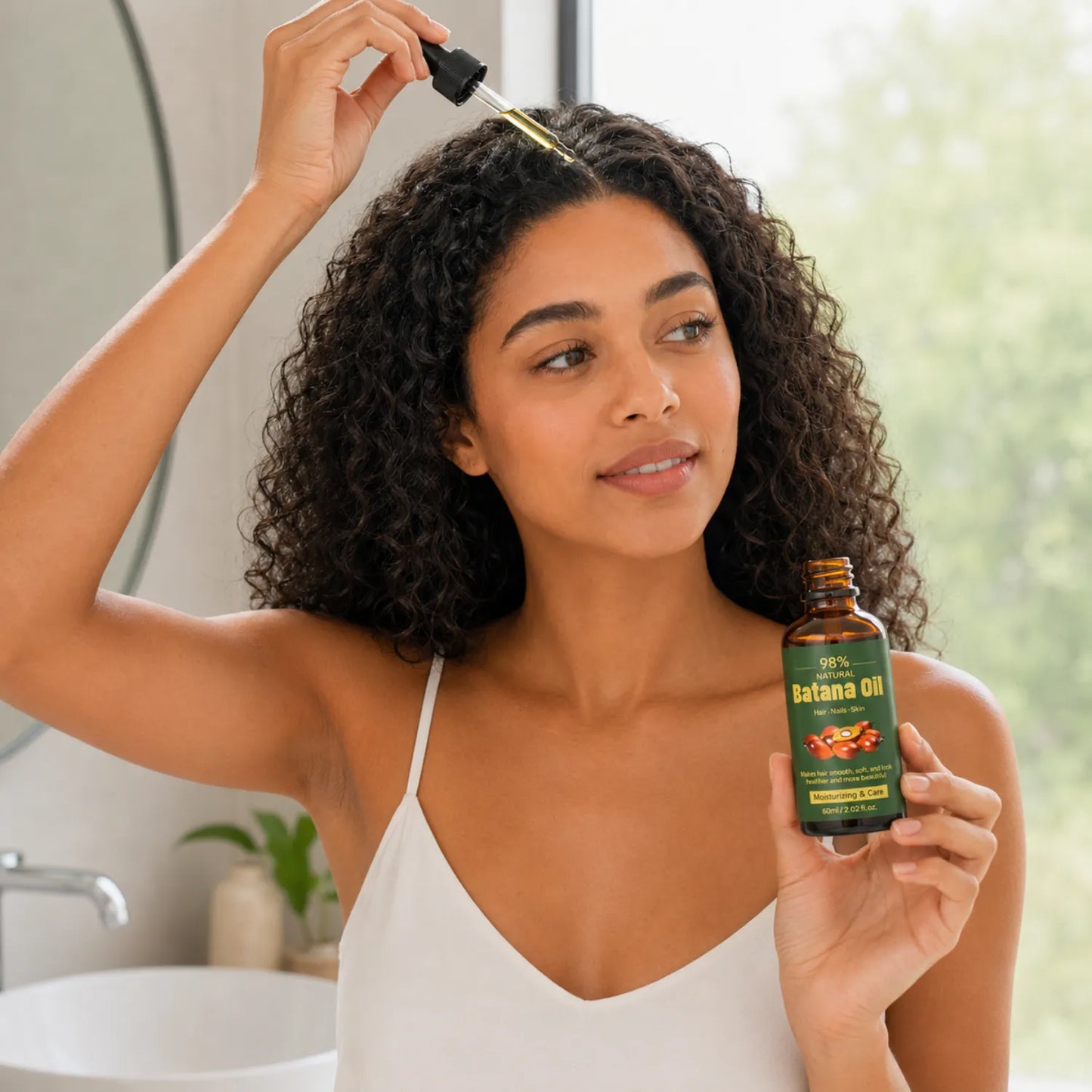 Óleo de Batana Nutritivo 98% Natural para Cabelos – 60ml