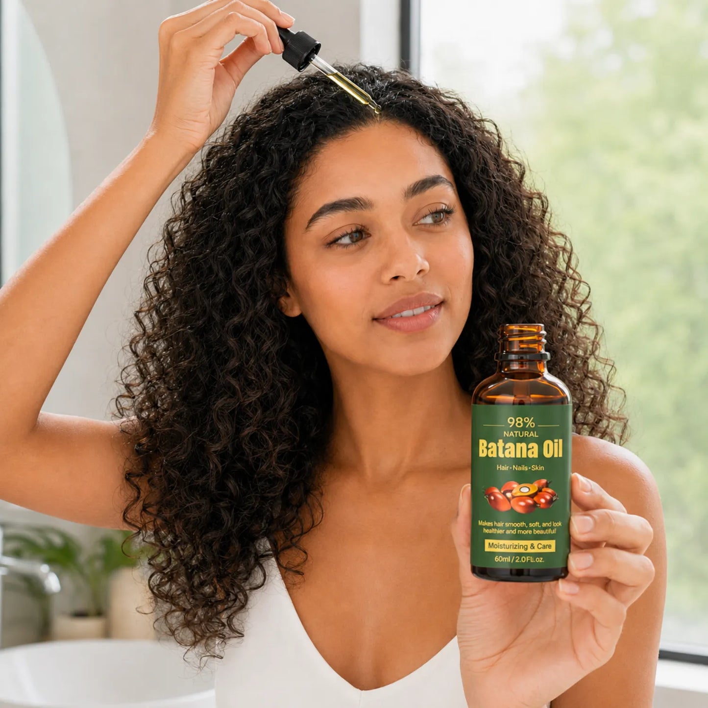 Óleo de Batana Nutritivo 98% Natural para Cabelos – 60ml