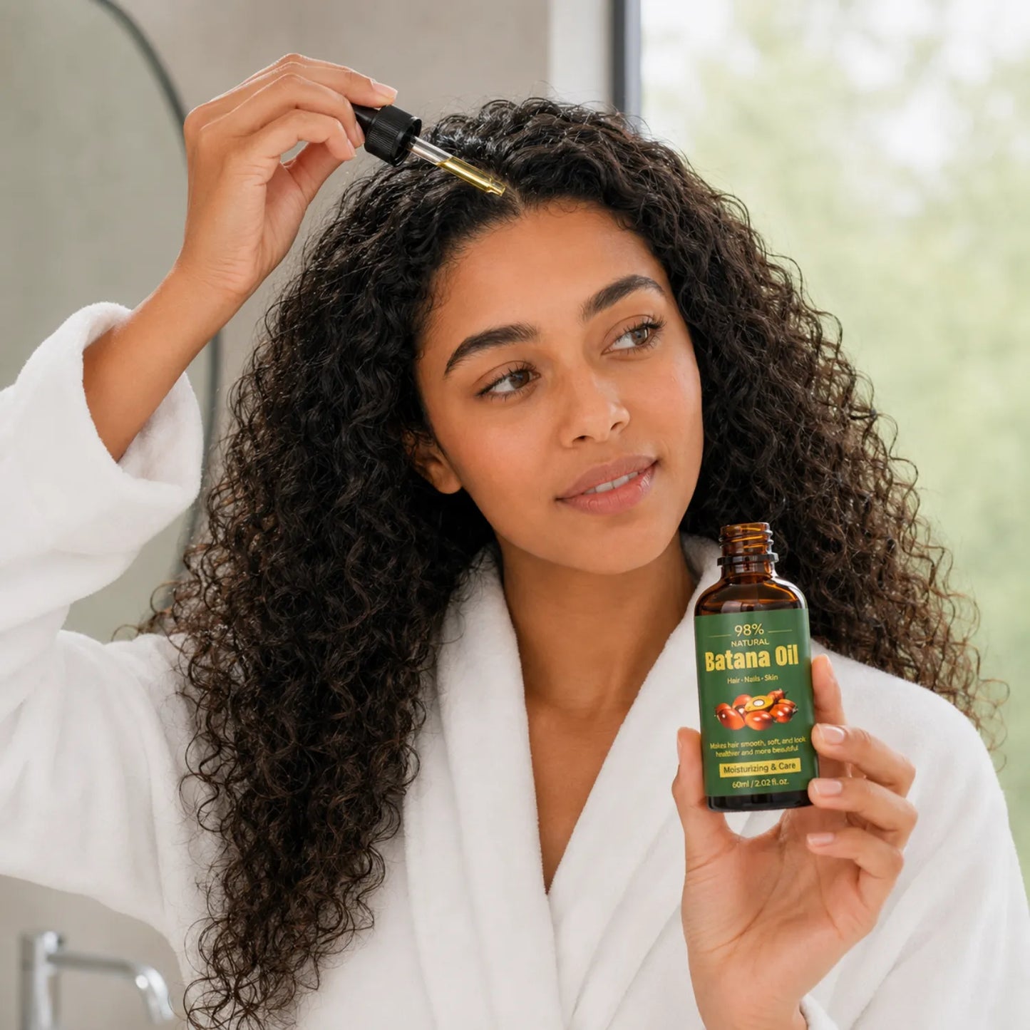 Óleo de Batana Nutritivo 98% Natural para Cabelos – 60ml