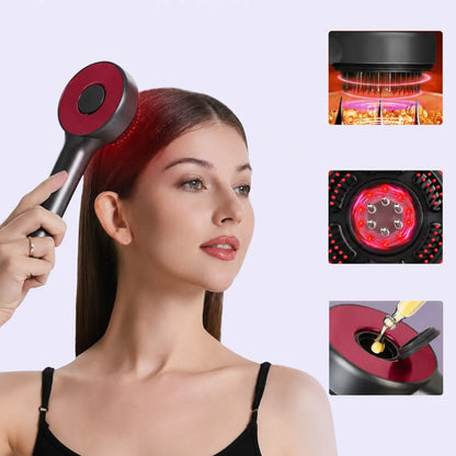 Escova Massageadora Capilar LED BristooHair